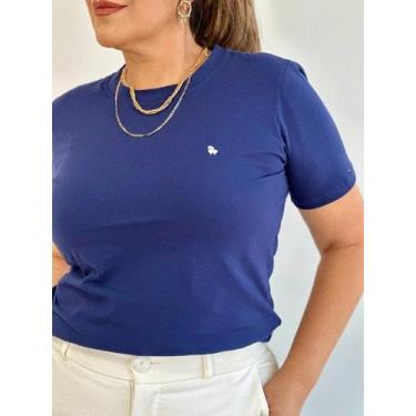 Imagem de Camiseta Ivi, Azul marinho