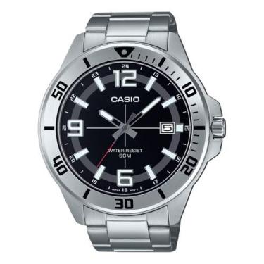 Imagem de Relógio casio masculino prata mtc-100d-1bvdf