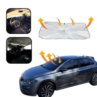 Imagem de Quebra Sol Para Brisa Carro Protetor Solar Guarda Universal