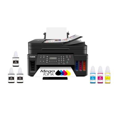 Imagem de Canon Impressora multifuncional G7020 Home Office | Impressora sem fio Supertank (Megatank) | Copiadora | Scan, | Fax e ADF com impressão móvel, preta