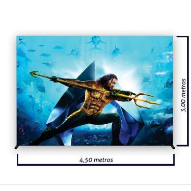 Imagem de Painel de Festa Retangular Aquaman Várias Medidas - Fera Print