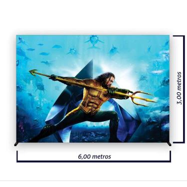 Imagem de Painel de Festa Retangular Aquaman Várias Medidas - Fera Print
