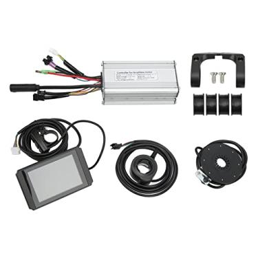 Imagem de Kit de controlador de onda quadrada de bicicleta elétrica 22A Habitação de metal de alta qualidade LCD8H Display para 500W Motor Diy Electric Bike Electric Scooter Bikes dobráveis