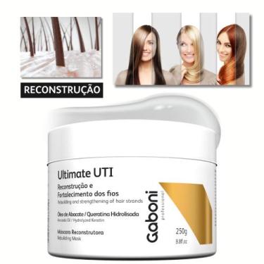 Imagem de Máscara Creme de Reconstrução Intensa Ultimate UTI 250g Gaboni Profess