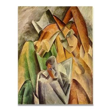 Imagem de Harlequin'S Family Diego Rivera Murals – Arte de realismo socialista mexicano, muralista do século 1555, coleção clássica do museu de Nova York para decoração de casa 60 x 78 cm