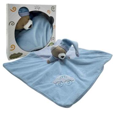 Imagem de Naninha Bebe com Prendedor Chupeta Ursinho Nino Antialergico Presente 