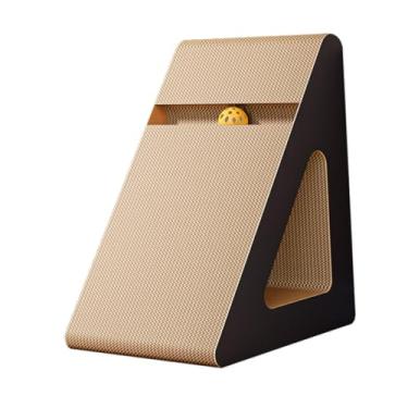 Imagem de Generic Placa arranhadora para gatos, tapete arranhador, brinquedo e poleiro, poste arranhador inclinado vertical, protetor de móveis, M
