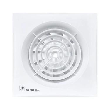 Imagem de Exaustor para Banheiro C Timer Soler & Palau Silent-200 CRZ, Branco, 1