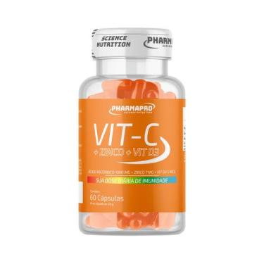 Imagem de Vitamina C com Zinco e Vitamina D3 60 Cápsulas Pharma Pro