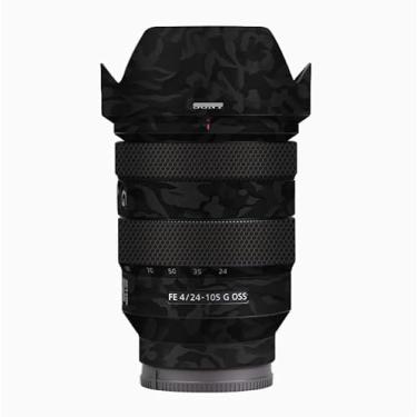 Imagem de Mebont Adesivo adesivo de câmera para Sony 24-105F4G 3M material adesivo impermeável protetor de câmera sombra camuflagem preto