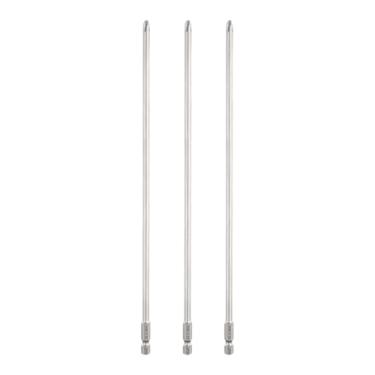 Imagem de HARFINGTON 3 peças de chave de fenda Phillips número 2 PH2 haste sextavada de 1/10.2 cm (250 mm) de comprimento 0,5 cm broca magnética de cabeça cruzada S2 broca de aço industrial para ferramentas