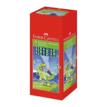 Imagem de Lapis Preto Redondo Decorado Ecolapis Grafite Dinossauro - FABER-CASTE