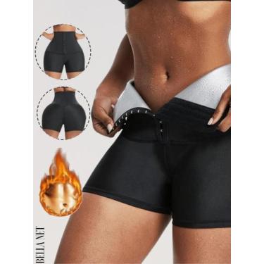 Imagem de Bermuda Short Efeito Sauna com Forro Todo Térmico no Auxilio Queima De