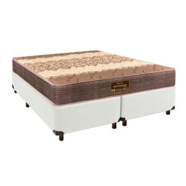 Imagem de Colchão Queen D26 + Box Branco - Ortophedic - Sankonfort