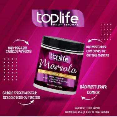 Imagem de Tonalizante Mascara Marsala 50g Toplife