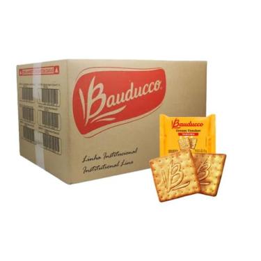 Imagem de Biscoito Cream Cracker Bauducco 10g - Caixa Com 370 Sachês