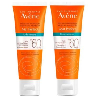 Imagem de Avène Mat Perfect Fluido Kit com 2 Unidades  Protetor Solar Antiacne F