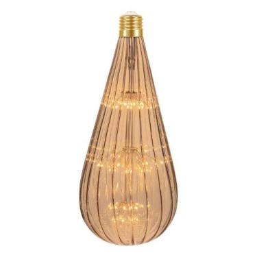 Imagem de Lâmpada Led Taschibra Vintage Fireworks Bt125 E27 Bivolt 2200k Amarelo