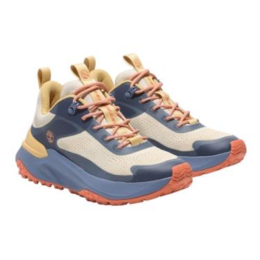 Imagem de Timberland Tênis feminino Motion Access Low com cadarço, Malha natural W M azul, 6.5 Wide