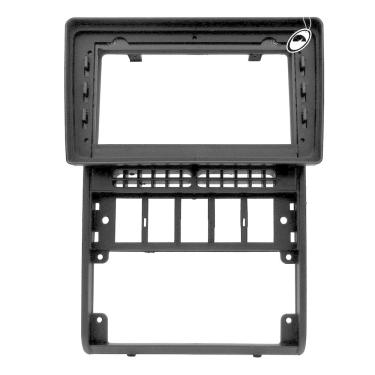 Imagem de Moldura Painel 2 Din 9 Polegadas Tela Flutuante Gol Parati