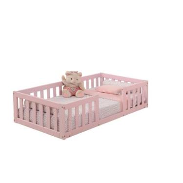 Imagem de Cama Infantil Com Grade Bia Com Colchão Maray - Atacadão Maray, Quartz