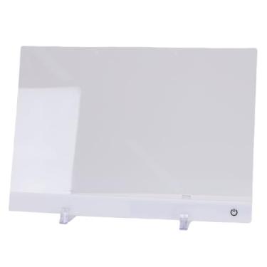 Imagem de Hyuduo Placa de Nota LED 11.8x8in 7 RGB Lights 4 Modos de Iluminação Iluminam a Placa de Aprílica de Acrílico Com 7 Canetas Marcadores Ferramenta de Limpeza para Festas para Festas