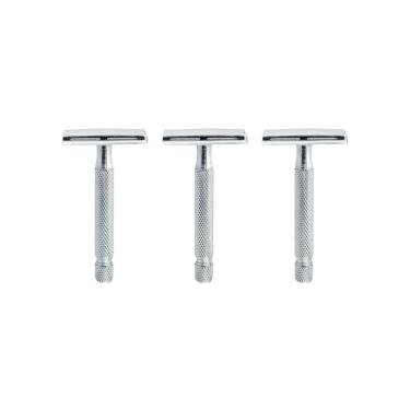 Imagem de Aparelho De Barbear Metal Mundial Flex Ref Bc-130-Kit 3Un