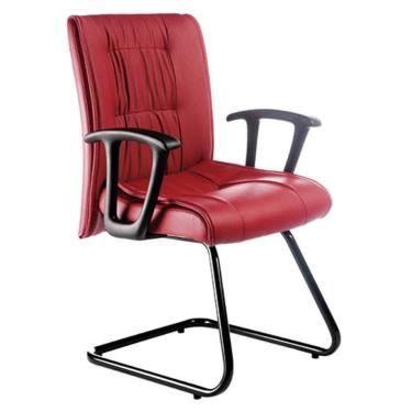 Imagem de Cadeira Diretor  Base Fixa em S Linha Vicenza Vermelho