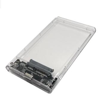 Imagem de Case para HD Externo de 2,5" SATA para USB 3.0 Transparente - bringIT,