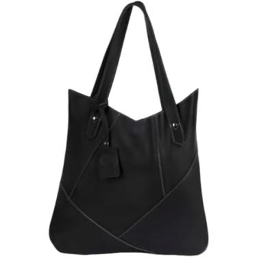 Imagem de Bolsa de Ombro Couro Legítimo Modelo Maria Elegante Premium (Preto)