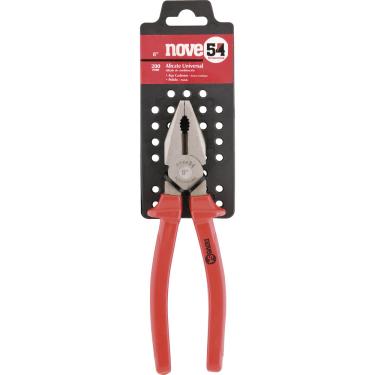 Imagem de Alicate universal 8" aço carbono polido plastificado Nove54