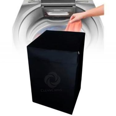 Imagem de CAPA PARA MÁQUINA DE LAVAR BRASTEMP 15KG IMPERMEÁVEL (PRETO)