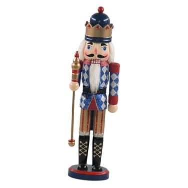 Imagem de Sclmgo Quebra-Nozes, Enfeite Artesanal, Decoração de Natal, 38 Cm de Altura, Ideal para Lembrancinhas de Festa, Festivais, Prateleiras E Jardins.