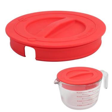 Imagem de Tampas de reposição de silicone Purekra para copo de medição Pyrex de 