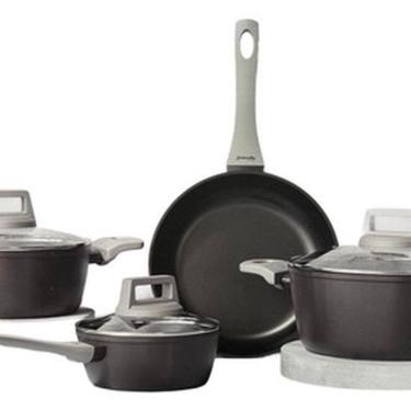 Imagem de Conjunto 4 Panelas Ceramica Antiaderente Soft Preta - Jomafe