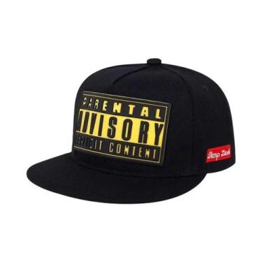 Imagem de Boné Snapback Ajustável de Algodão - Estilo Hip Hop para Verão, Amarel