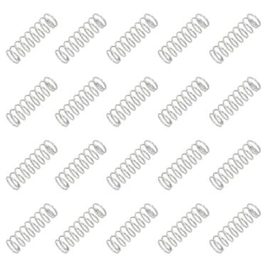 Imagem de PATIKIL Mola de compressão 0,6 mm de diâmetro do fio x 6 mm OD x 20 mm C, 20 peças de extensão mecânica de aço inoxidável 304 molas pequenas kit sortido para lojas e reparos domésticos