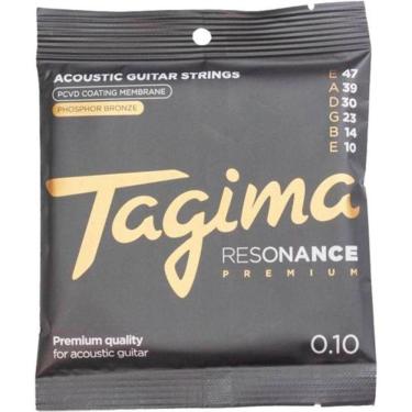 Imagem de Encordoamento Para Violão 010-047 Resonance Premium Tagima
