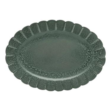Imagem de Travessa Oval Em Porcelana Flora 41,5x29,5cm Oxford Hortênsia