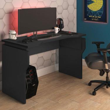 Imagem de Escrivaninha Gamer Anatômica Com 6 Alturas Preto