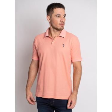 Imagem de Camisa Polo Aleatory Piquet Light Laranja-Masculino