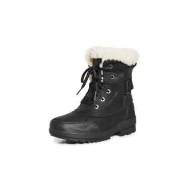 Imagem de SOREL Bota feminina Tivoli IV Parc — Botas de inverno de couro à prova d'água, Preto, sal marinho, 6