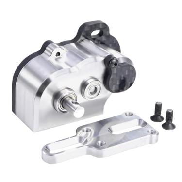 Imagem de 48 Pitch Ultralight Portal LCG Transmission Gearbox with Slipper Pad for 1/10 Cheater Rigs Capra SCX10 III AR45 Axle DIY Chassis (Silver)