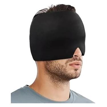 Imagem de Compressora Máscara Térmica em Gel, Terapia Quente e Fria para Alívio de Dores de Cabeça e Relaxamento