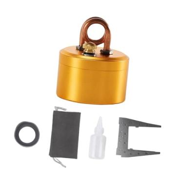 Imagem de Baoblaze Queimador de acampamento eficiente com suporte e bolsa de armazenamento. Pequeno queimador a álcool para ferver água, ideal para trilhas e churrascos, Ouro