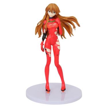 Imagem de Coleção de brinquedos de figuras de anime modelo Ayanami Rei Red 17,5 cm