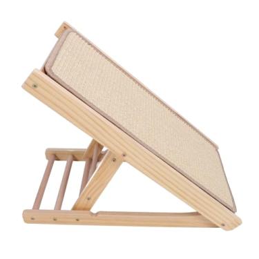 Imagem de Cryfokt Rampa de Arranhar para Gatos de Sisal Arranhador Vertical Durável para Gatos para Moagem de Garras de, Protetor de Móveis de Ajustável para Uso Doméstico Com Vários