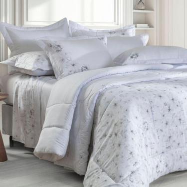 Imagem de Cobreleito Queen 300 Fios Kacyumara Satinee 03 Peças Pia - Casa K por 