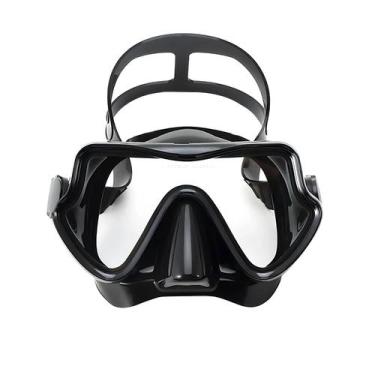 Imagem de Máscara de Mergulho para Adultos e Jovens - Antiembaçante, Silicone, V