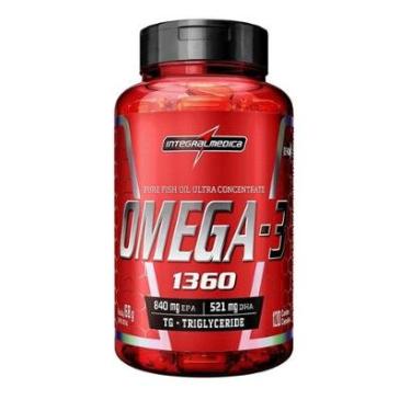 Imagem de Omega 3 1360mg Dha 521mg Epa 840mg 120 Caps - Integralmedica-Unissex